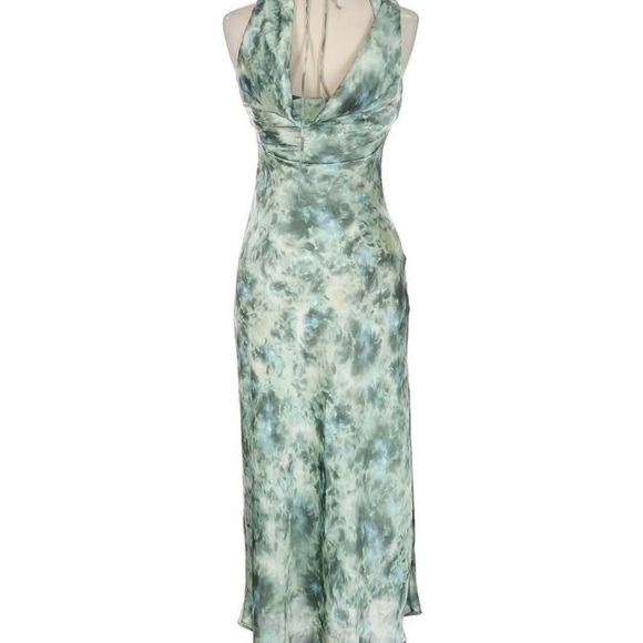 Zara Long Satin Dress - Picture 2 of 4